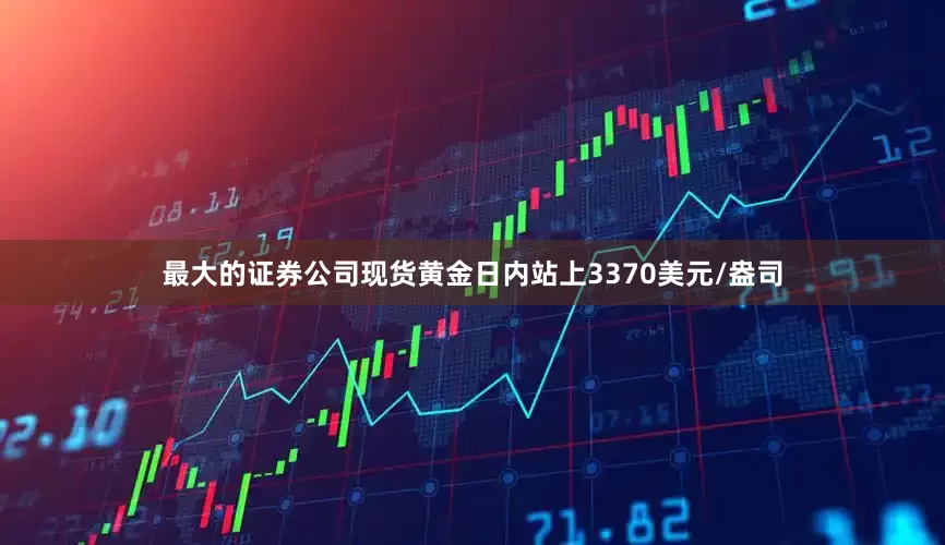 最大的证券公司现货黄金日内站上3370美元/盎司